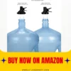 Stainless Steel Water Jug Stand with Dual Dispense Valves and BPA Free Spouts