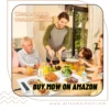 Electric Food Warmer 24x15 Large Silicone Warming Mat in buffet setup at party or gathering