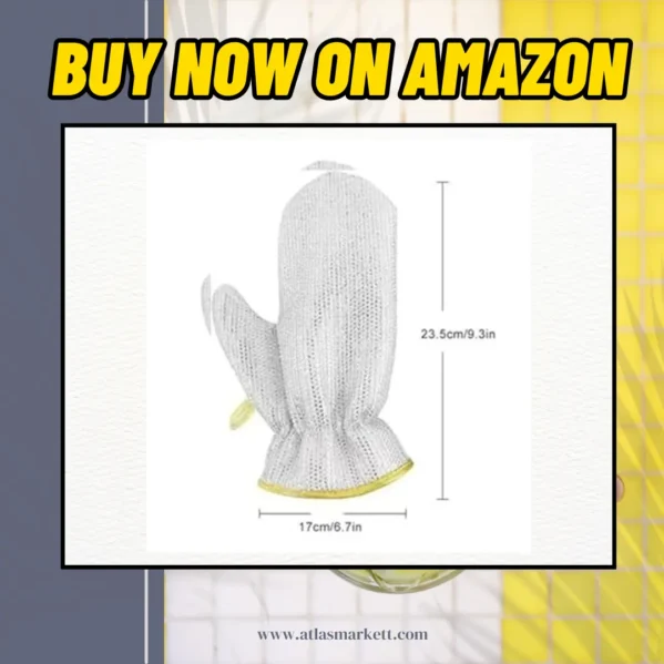 Wire Dishwashing Gloves Non Scratch Stainless Steel Scrubber eco-friendly cleaning solution