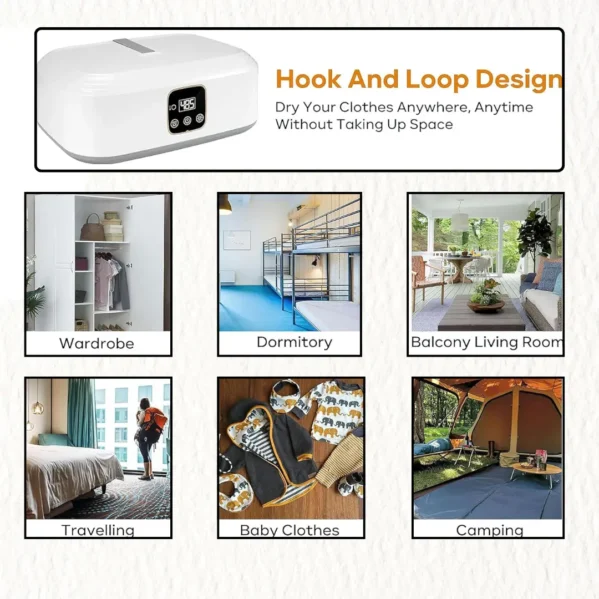 Compact and lightweight for home and travel use