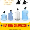 Stainless Steel Water Jug Stand with Dual Dispense Valves Compact Space Saving Design