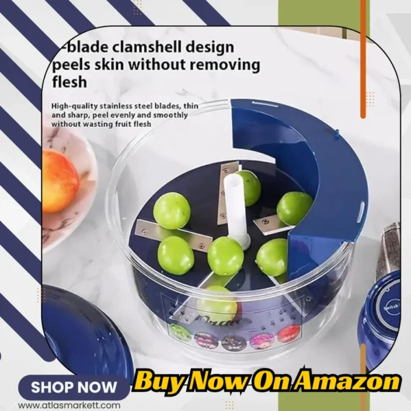 Rechargeable Electric Peeler Automatic Fruit & Veg Skin Remover used as garlic peeler machine for cooking prep