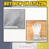 Wire Dishwashing Gloves Non Scratch Stainless Steel Scrubber removing grease and grime