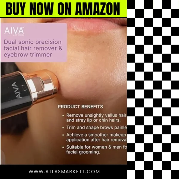 Rechargeable eyebrow trimmer and facial hair shaver