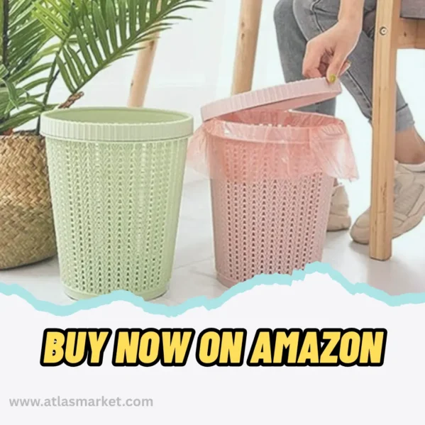 Creative Hollow Trash Can Waste Bin for Home Kitchen Office modern lightweight design