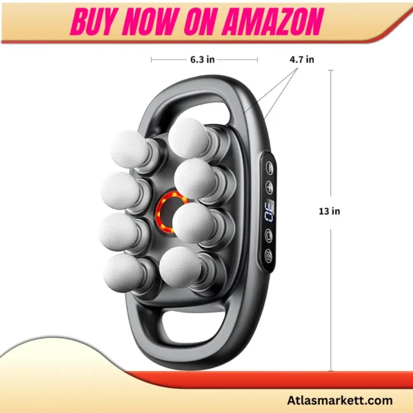 8-Head Massage Gun Deep Tissue Pain Relief Muscle Relax portable and battery powered