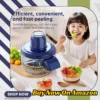 Rechargeable Electric Peeler Automatic Fruit & Veg Skin Remover versatile tool for fruits and vegetables peeling