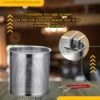 Mini Stainless Steel Deep Fryer Pot 1200ml with Basket compact portable design on kitchen counter