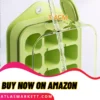 Ice Cube Tray with Lid & Bin | Easy Release BPA Free 21 Cubes – Efficient dual-layer ice storage solution