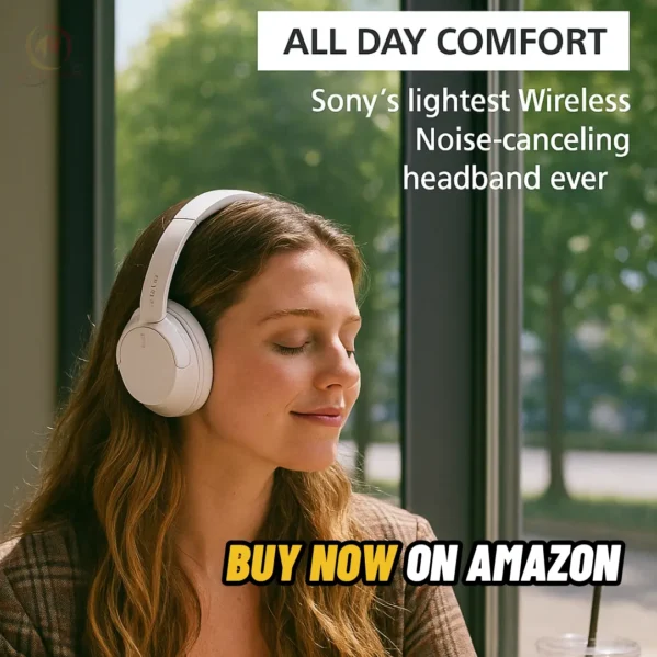 Sony WH-CH720N wireless noise cancelling over-ear headphones premium sound quality
