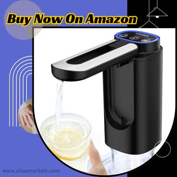 Portable Water Pump for 20L Bottle Rechargeable WD03 – Foldable Design for Home Use