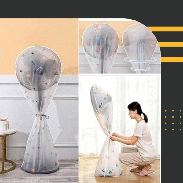 Washable Fan Cover Waterproof Dustproof Standing Fan Protector for pedestal fans