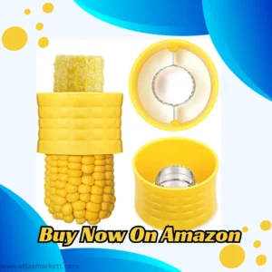 Corn Stripping Tool Set Fast & Easy Way to Remove Kernels Stainless Steel Corn Peeler
