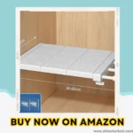 Expandable Wardrobe Shelf Organizer Closet & Cabinet Storage adjustable rack for clothes