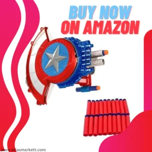 Kids Soft Bullet Blaster Gun with Shield 40 Foam Bullets toy set for kids indoor outdoor play