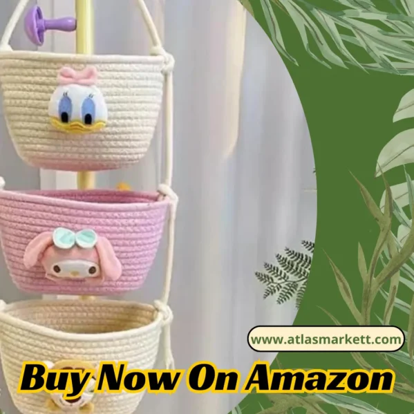 Hanging Baskets for Bathroom Closet Jewellery & Regular Storage holding cosmetics and small accessories