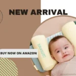 Baby Pillow for Flat Head – Ergonomic Buckwheat 0-6 Months with breathable mesh design