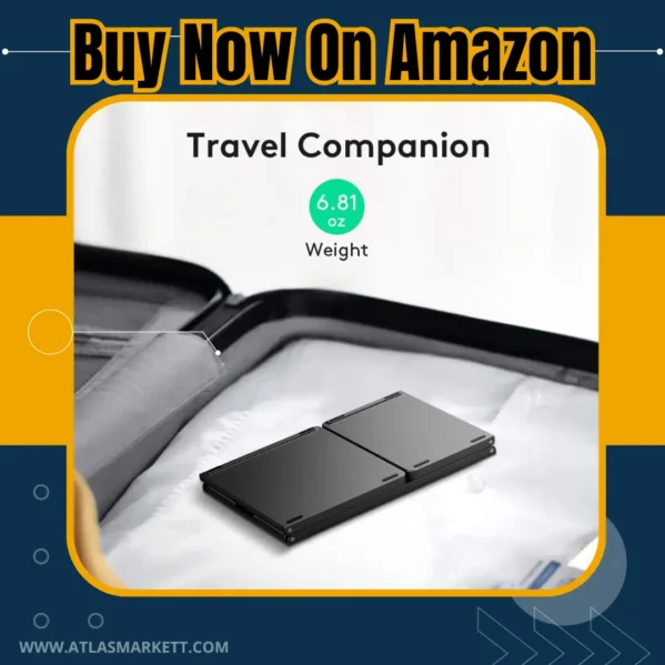 Foldable Bluetooth Keyboard with Touchpad iOS/Android/Windows Lightweight portable keyboard for travel