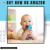 Mess-Free Baby Feeding 2 Silicone Spoons with Stand BPA-free silicone material