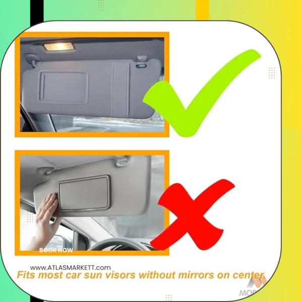 2-in-1 Car Sun Visor Extension Anti-Glare UV
