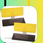 2-in-1 Car Sun Visor Extension Anti-Glare UV Protection Day & Night Driving installed on car windshield