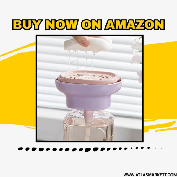 Premium Dish Soap Dispenser Easy Press Liquid Pump with refillable design