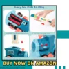 Domino Train Toy for Kids 3-7 Years 60 Blocks Educational Set safe non-toxic plastic domino blocks for children