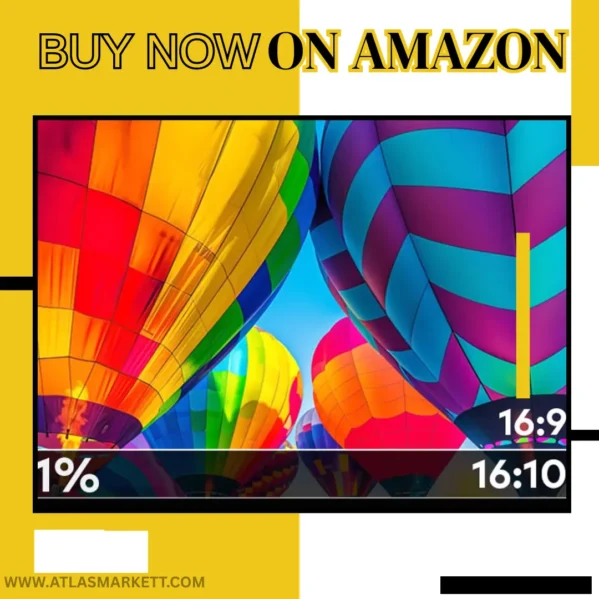 Close-up of 16" FHD portable monitor with vibrant display colors