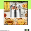 304 Stainless Steel Oil Filter Pot – 2L Bacon & Cooking Oil easy to clean