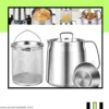 304 Stainless Steel Oil Filter Pot – 2L Bacon & Cooking Oil with frying basket
