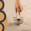 360° Rotating Stainless Steel Puri Cutter Roller Kitchen Baking Tool with pastries and biscuits