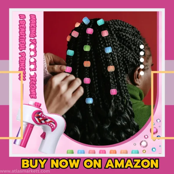 Automatic Hair Braider Kit with Gems & Jewelry Beads for Women – easy salon-style braids at home