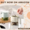 Reusable Glass Spice Jar Farmhouse Kitchen Storage Organizer – Storing Sugar, Salt, and Pepper