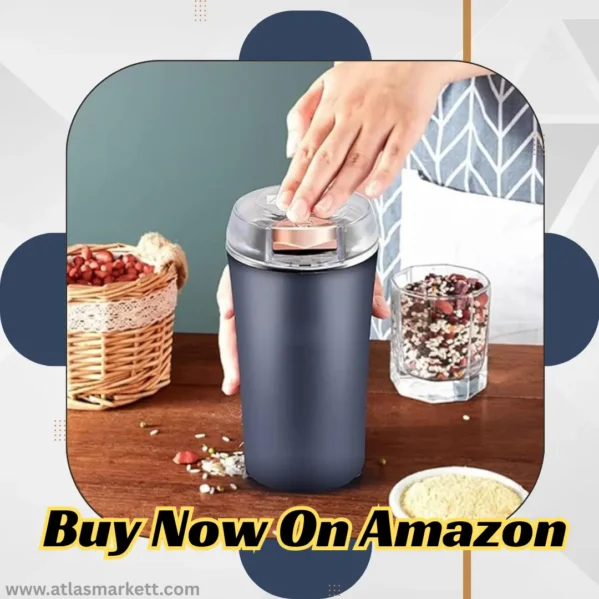 Portable 250 ml Electric Stainless Steel Coffee & Spice Grinder Easy to Clean