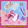 Automatic Hair Braider Kit with Gems & Jewelry Beads for Women – portable hair styling kit