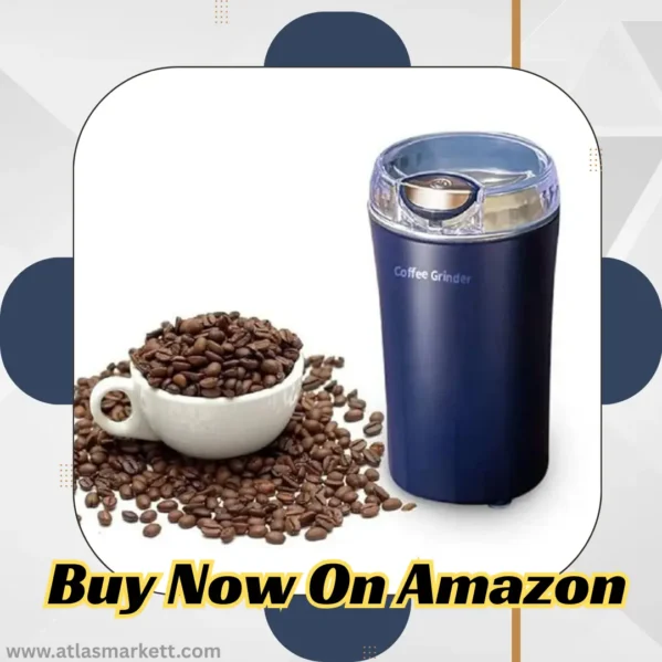 Portable 250 ml Electric Stainless Steel Coffee & Spice Grinder for Herbs and Nuts