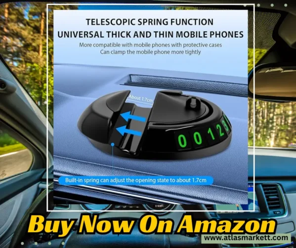 Multifunction Car Anti-Slip Dashboard Mat Rotatable Large for Phones & Sunglasses for keys, phone, and sunglasses