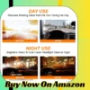 2-in-1 Car Sun Visor Extension Anti-Glare UV Protection Day & Night Driving for safer road trips