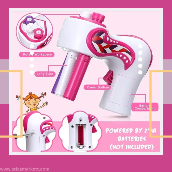 Automatic Hair Braider Kit with Gems & Jewelry Beads for Women – electric hair braiding tool