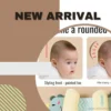 Baby Pillow for Flat Head – Ergonomic Buckwheat 0-6 Months breathable and airy design