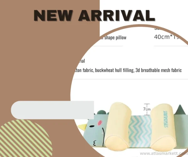 Baby Pillow for Flat Head – Ergonomic Buckwheat 0-6 Months ideal for 0-6 months babies