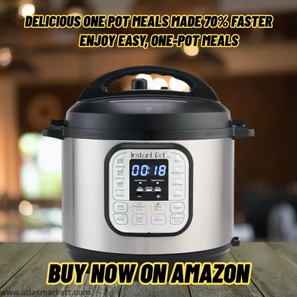 Instant Pot Duo 7-in-1 Multi Use Pressure Cooker 6 Qt Stainless Steel