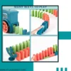Domino Train Toy for Kids 3-7 Years 60 Blocks Educational Set parent child bonding activity game