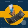 Foldable Bluetooth Keyboard with Touchpad iOS/Android/WindoWS Portable foldable keyboard for tablet