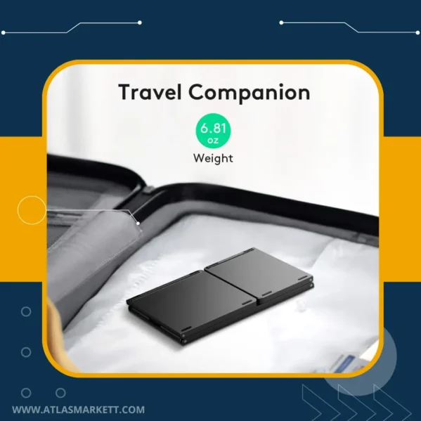 Foldable Bluetooth Keyboard with Touchpad iOS/Android/Windows Lightweight portable keyboard for travel