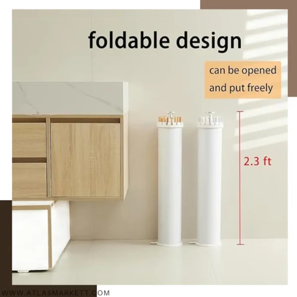 Foldable Cloth Dryer Stand Rack with 16 Beech Wood Rails lightweight and foldable design