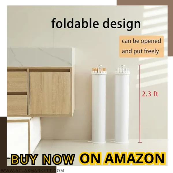Foldable Cloth Dryer Stand Rack with 16 Beech Wood Rails lightweight and foldable design