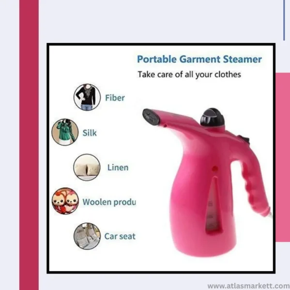 Handheld Garment Steamer & Iron for Clothes – Travel Friendly portable fabric steamer with 200ml tank