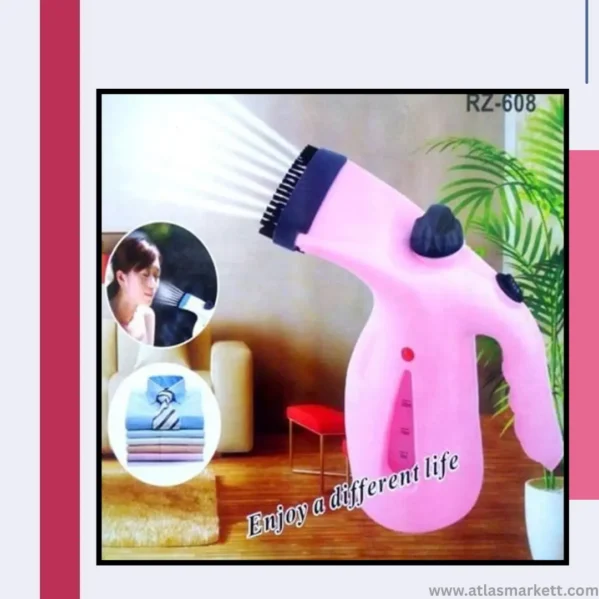 Handheld Garment Steamer & Iron for Clothes – Travel Friendly quick heating wrinkle remover in action