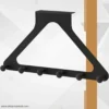 Heavy Duty Over The Door Hook Rack Clothes & Towel Hanger in bathroom hanging towels